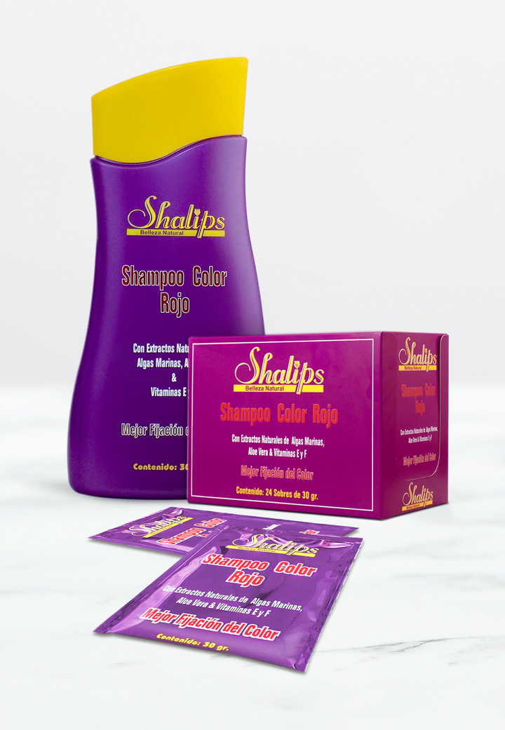 Shampoo Color Rojo